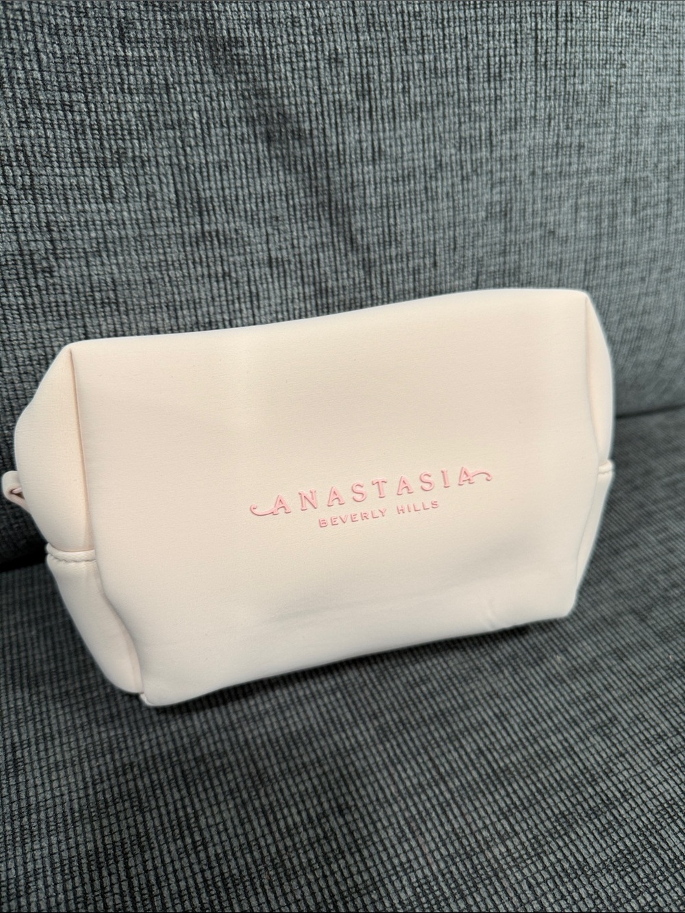 Anastasia Beverly Hills Pale Pink Logo Cosmetic bag